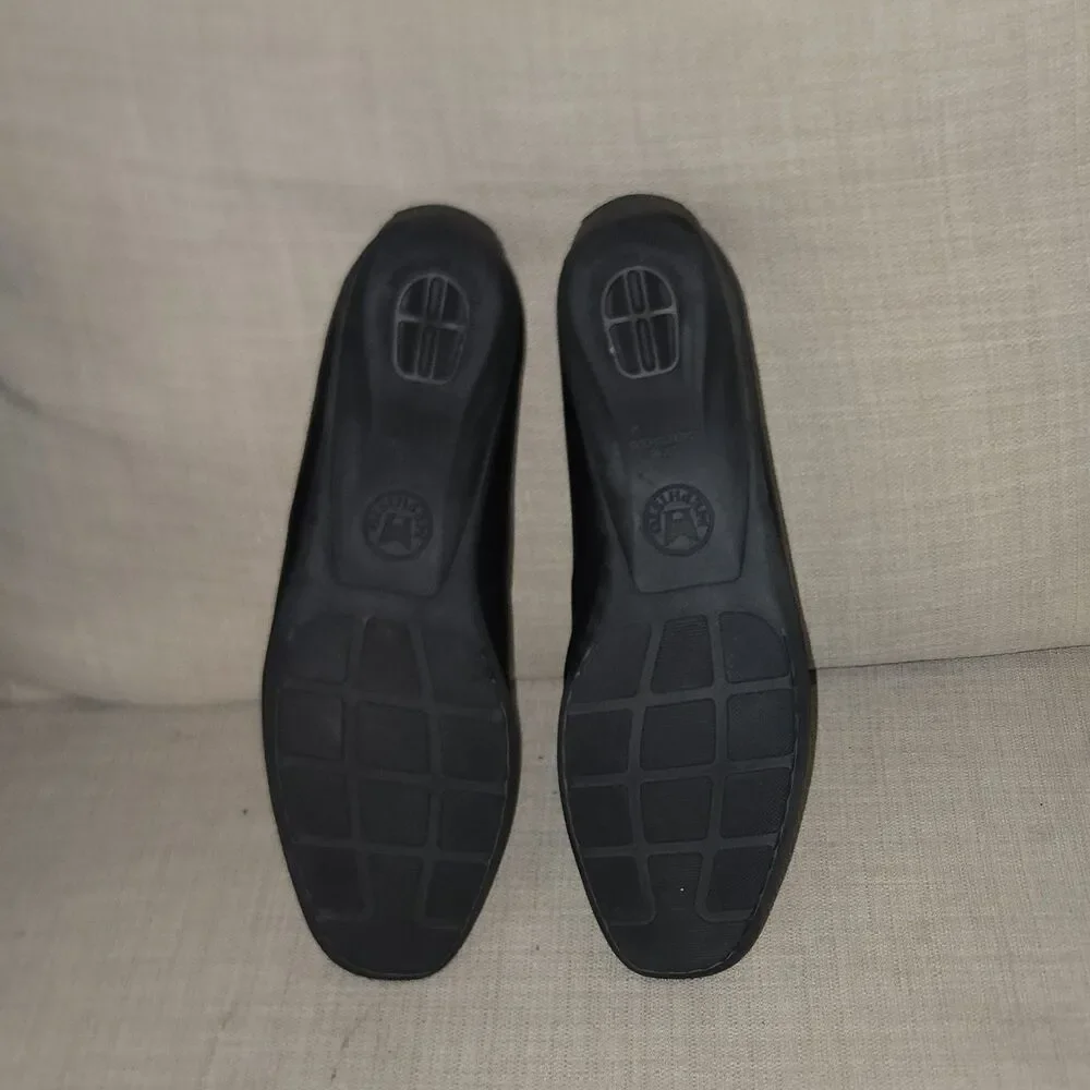 Mephisto Slip On Loafers Black Genuine Leather Men's Size 9.5